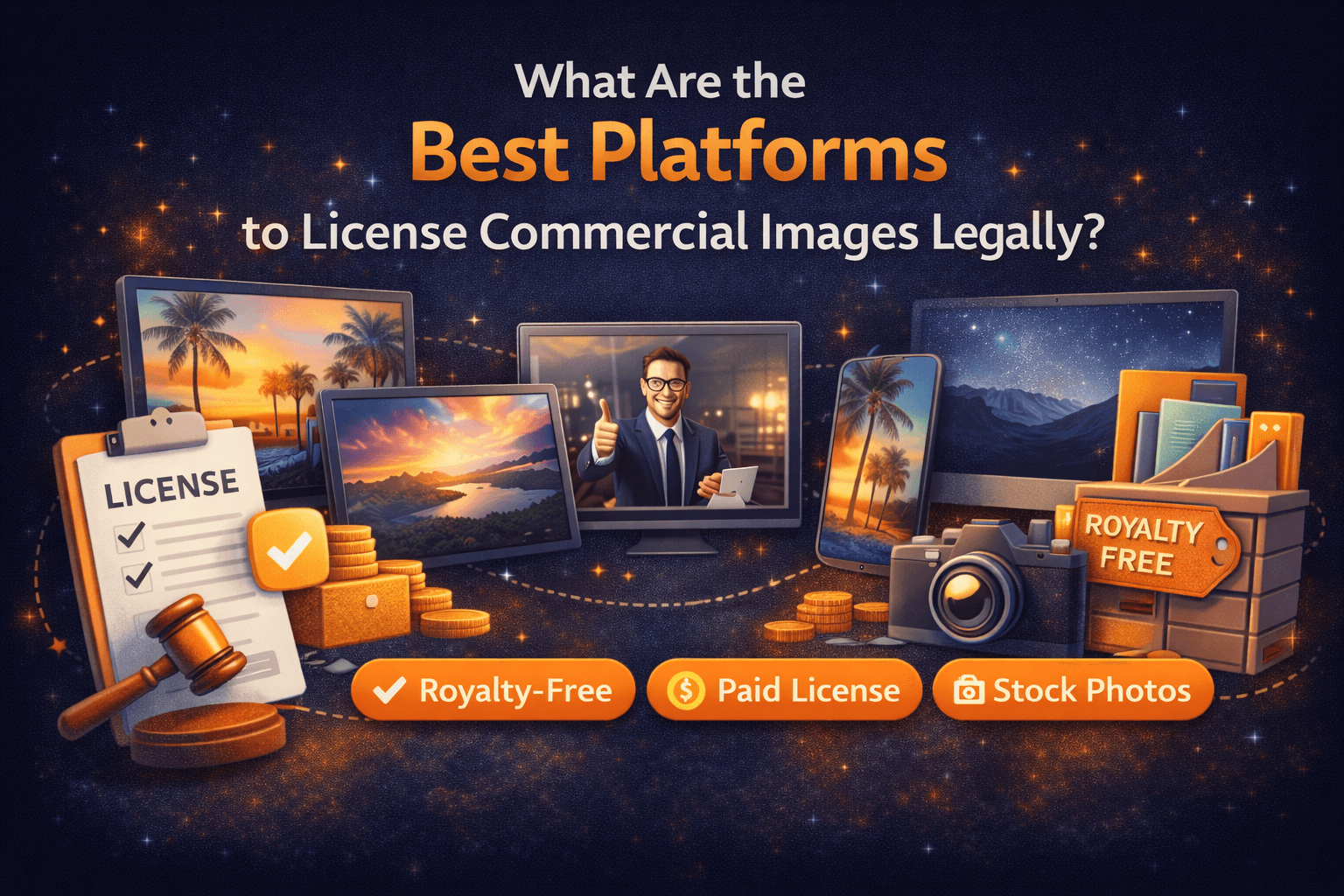 What Are the Best Platforms to License Commercial Images Legally?