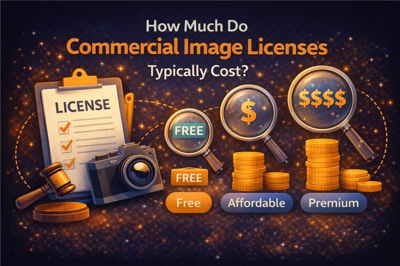 How Much Do Commercial Image Licenses Typically Cost?