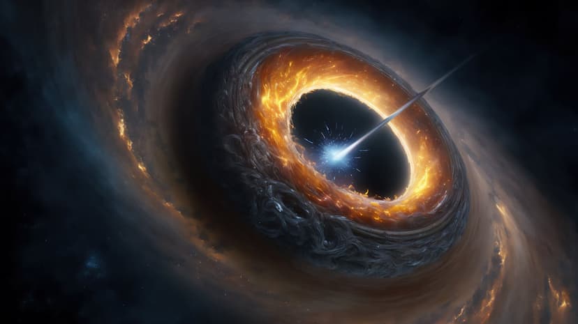 Galactic vortex planets and glowing nebula clouds form a deep space cosmic landscape with vibrant stars.