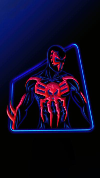 Spider-Man 2099 Neon Art