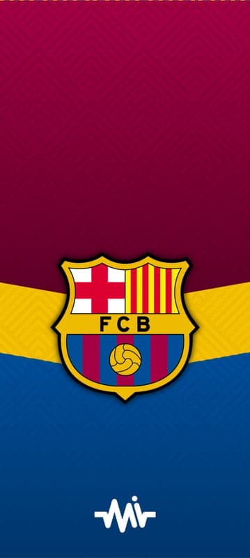 FC Barcelona Logo Wallpaper with Blaugrana Colors