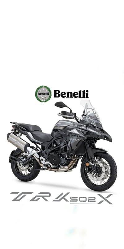 Benelli TRK 502X Adventure Motorcycle Phone Background