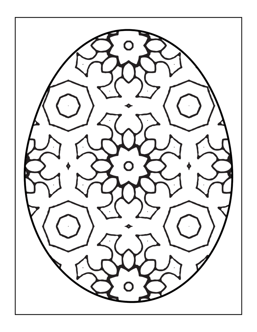 Dark grey mandala pattern featuring radial floral geometry and symmetrical line art on a black background.