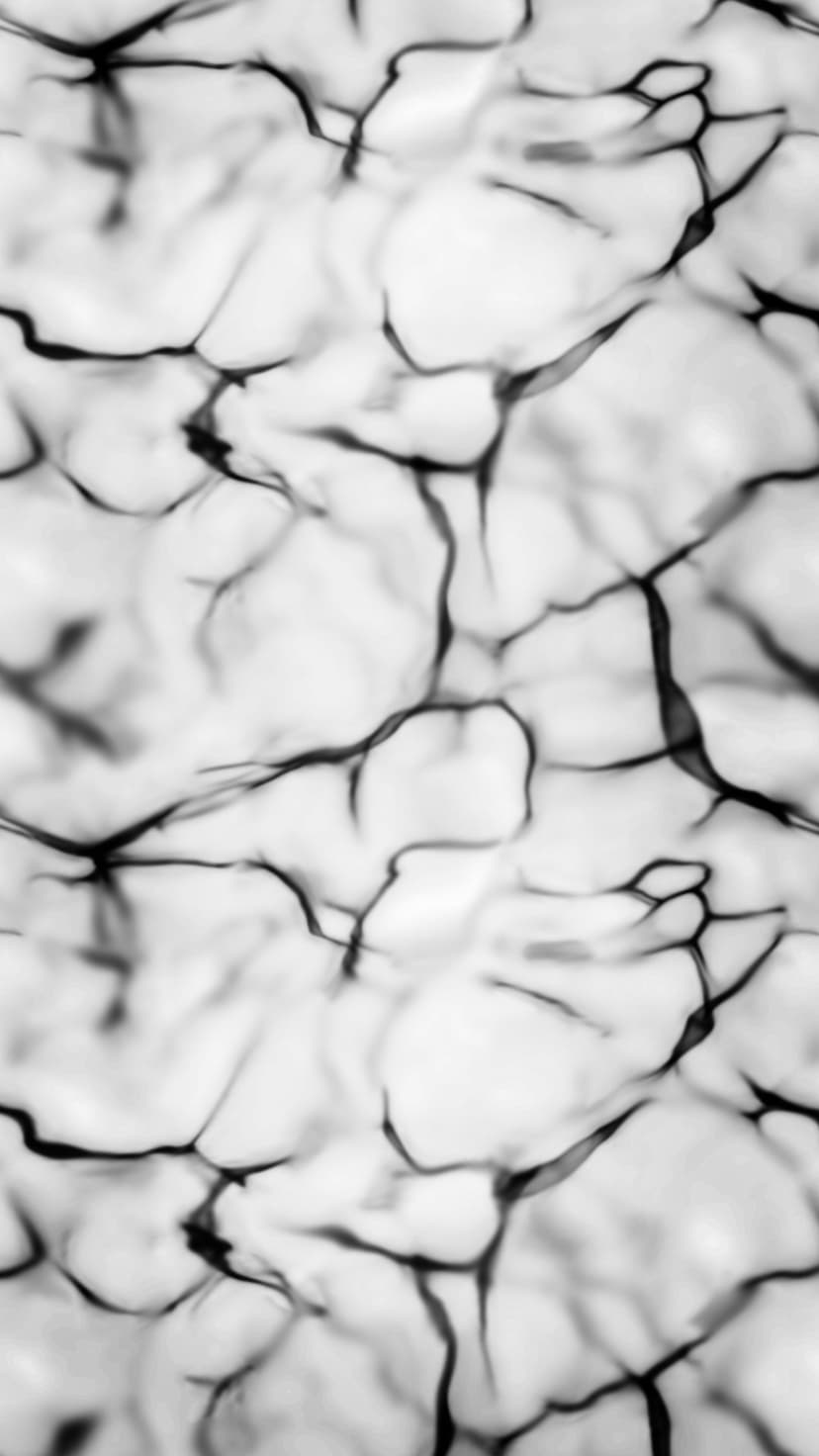 Swirling black and white water ripples form a high-contrast liquid texture with deep shadows and bright highlights.