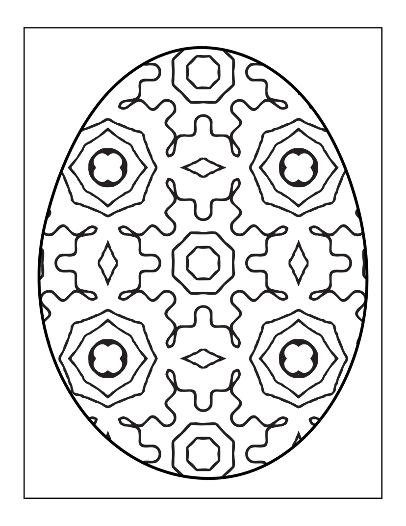 Geometric mandala illustration featuring black ink symmetrical shapes and intricate radial linework on a plain background.