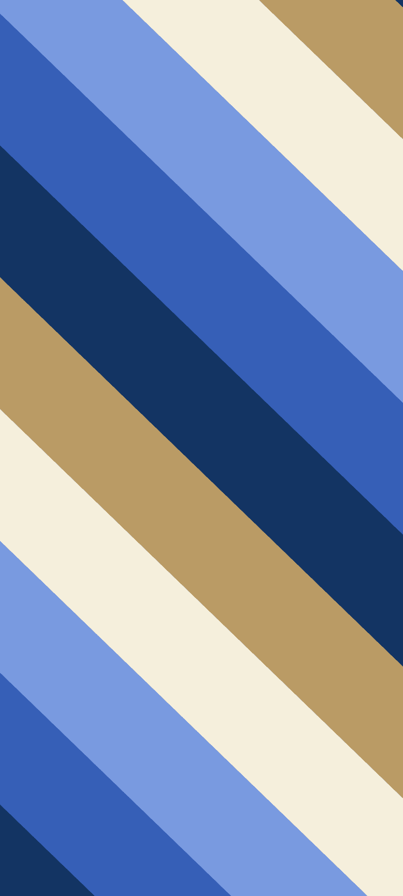 Diagonal blue, beige, and white stripes alternate in a clean, repeating geometric pattern with sharp edges.