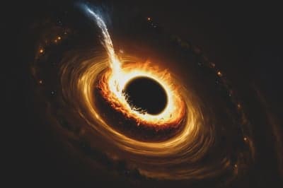 Supermassive Black Hole Accretion Disk Phone Background