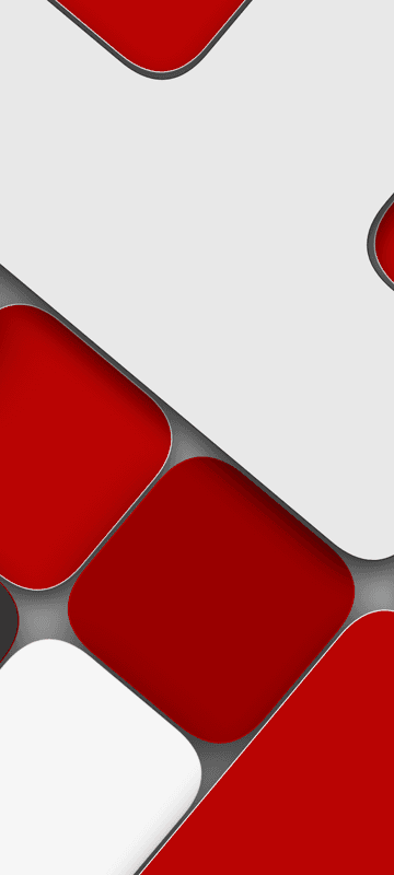 Abstract Red and White Geometric Background with Shadows