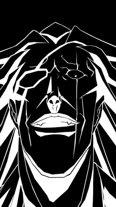 Kenpachi Zaraki - Stencil of Savagery