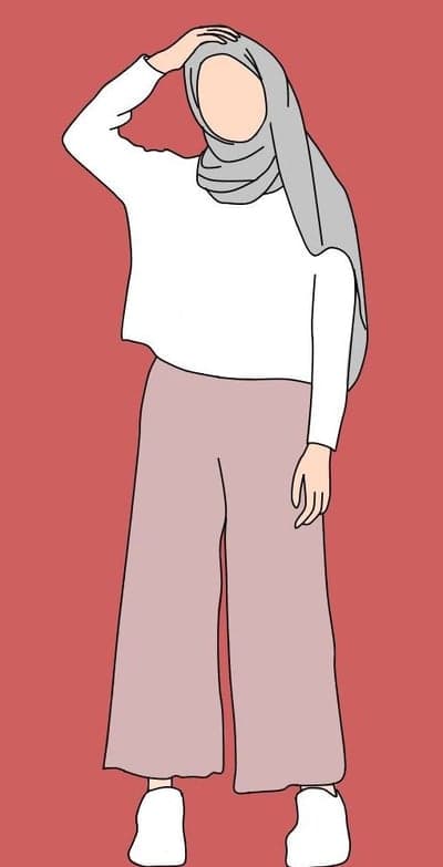 Woman in Hijab and Stylish Outfit