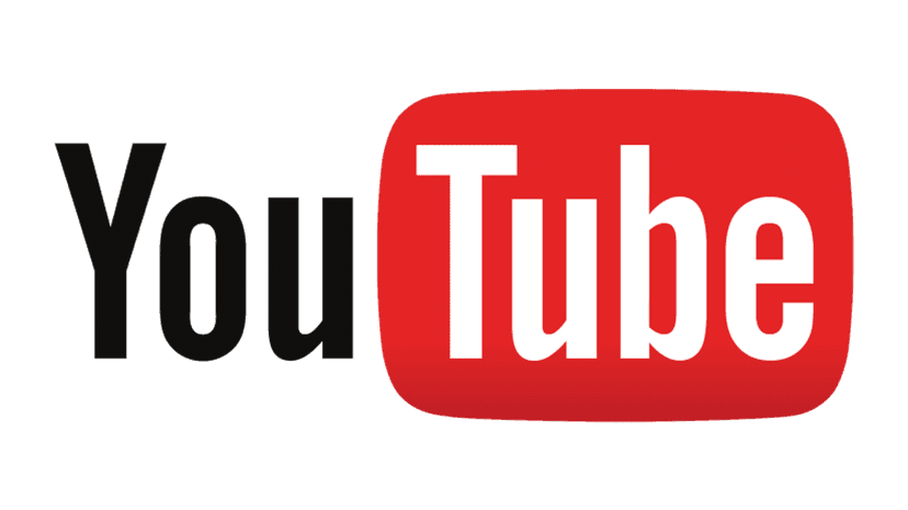 YouTube logo icon features a red rounded rectangle with a white triangle play button centered in the frame.