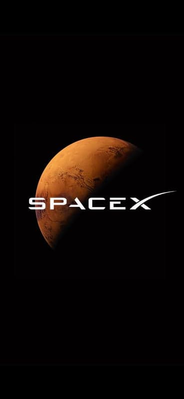 SpaceX Mars Exploration Mission Portrait Phone Wallpaper