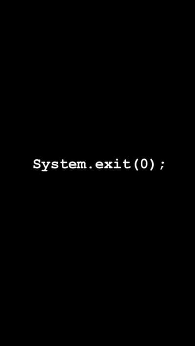 Digital Shutdown - System Exit Command