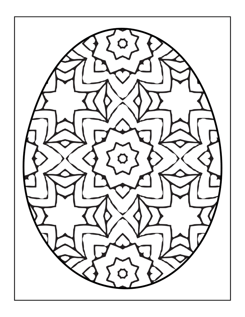 Intricate circular mandala pattern showcases radial symmetry with geometric stars and floral heart motifs.