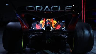 Oracle Red Bull Racing F1 Car Rear View Desktop Wallpaper