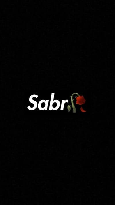 Serenity in Script - The "Sabr" Rose
