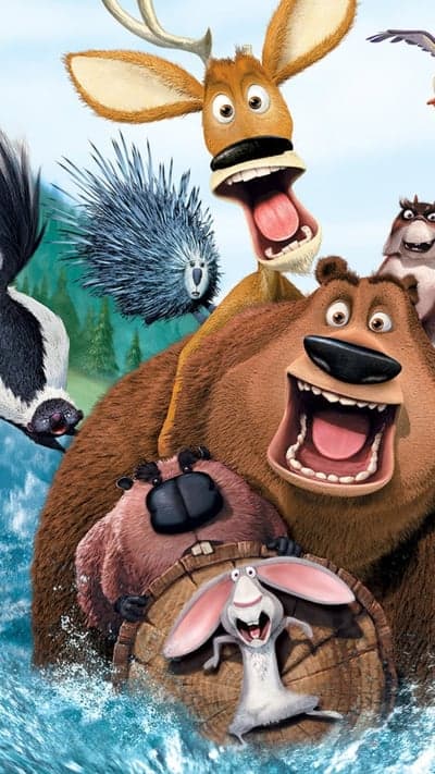 Open Season Animated Animals Rafting Down River