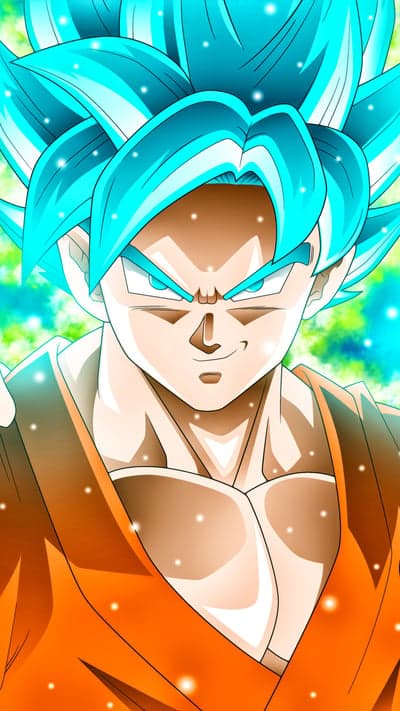 Super Saiyan God Super Saiyan (SSGSS) Goku - Vibrant Blue Transformation