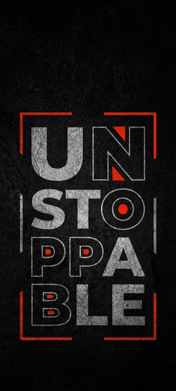 Unstoppable Motivational Typography Design