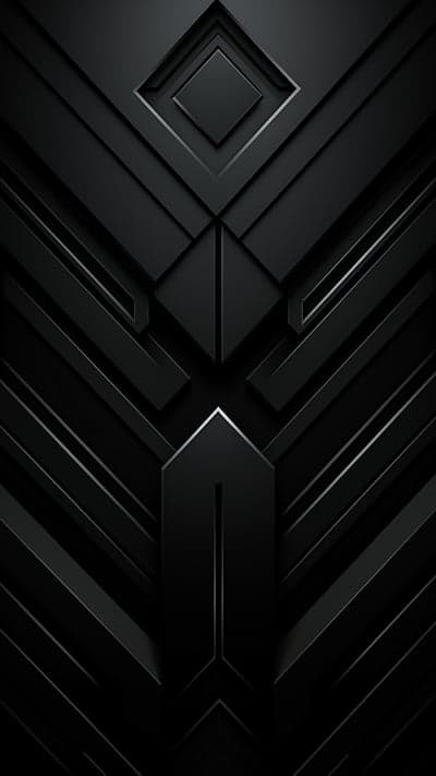 Dark Abstract Geometric Background with Metallic Accents