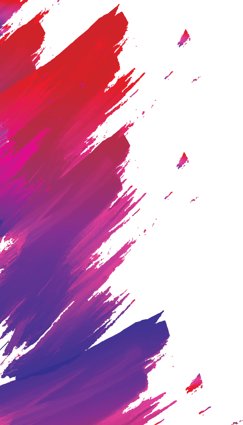 Saxophone watercolor abstract art with red and purple ink splashes showing fluid textures and musical shapes.