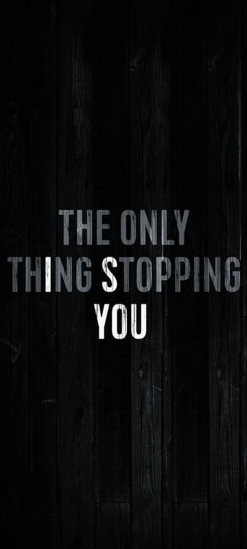 Inspirational Quote: The Only Thing Stopping You