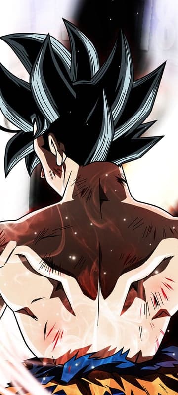 Goku Ultra Instinct Back View Anime Wallpaper