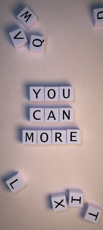 Motivational Quote Blocks: YOU CAN MORE