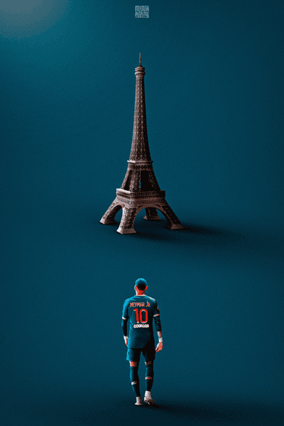 Parisian Dreams - Neymar Jr. and the Eiffel Tower