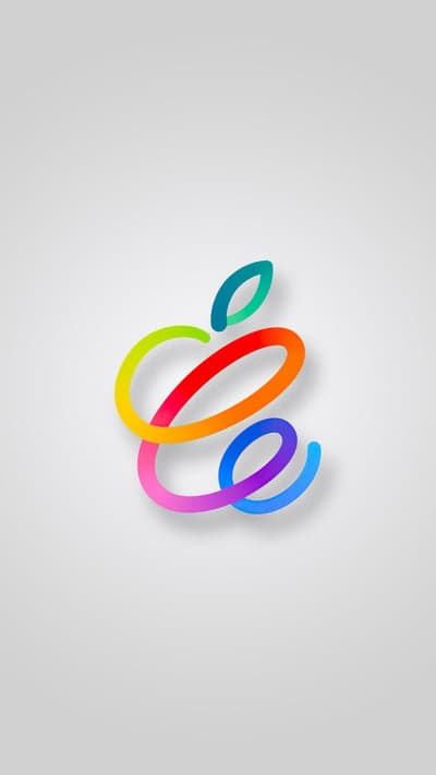 Gradient Curve - Apple's Colorful Embrace