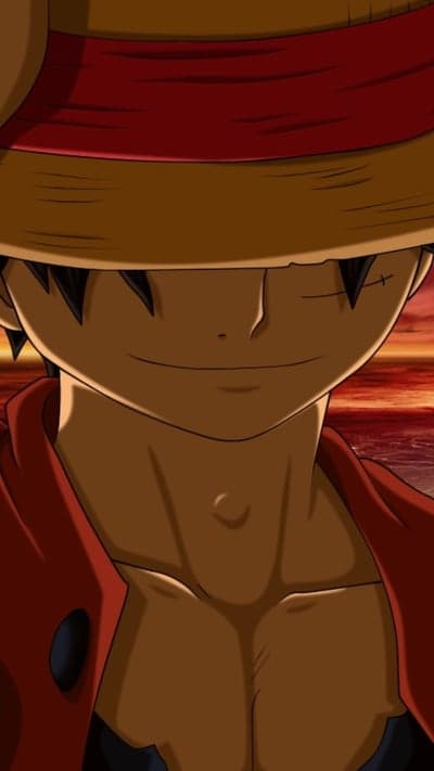 Monkey D. Luffy Straw Hat Anime Wallpaper for Mobile