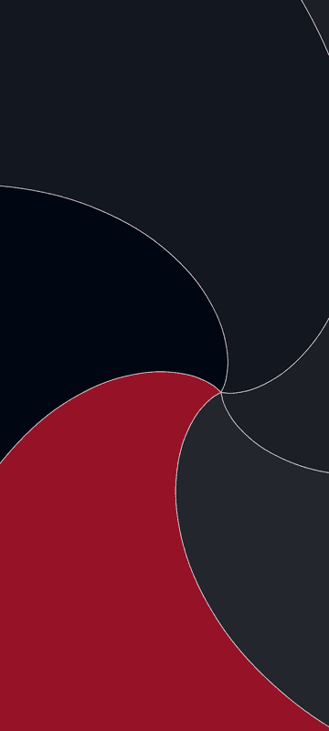 Abstract Swirl Design with Red and Dark Blue