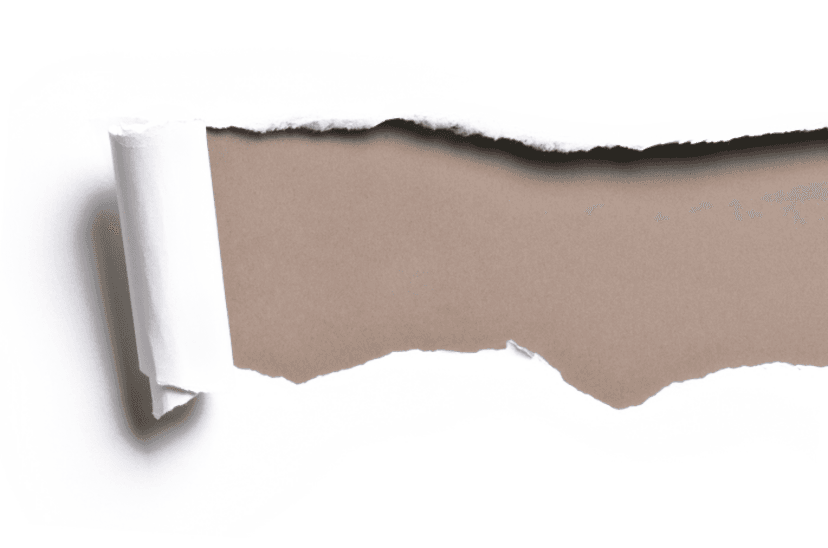White shredded paper icon featuring rectangular paper strips stacked at an angle with a clean matte texture.