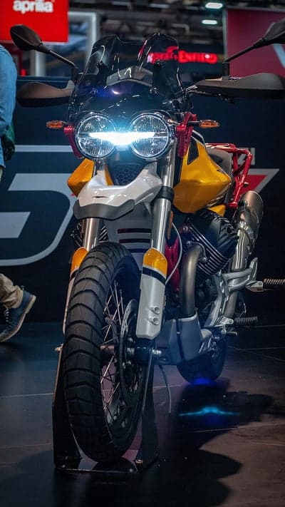 Moto Guzzi V85 TT Adventure Motorcycle Phone Wallpaper