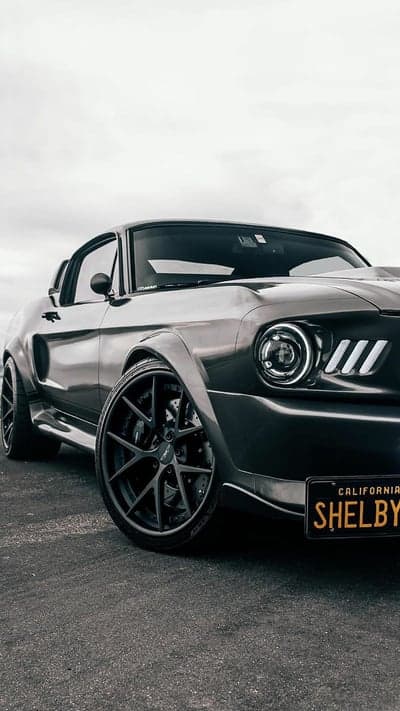 Stealth Shelby Mustang Performance Car Phone Wallpaper