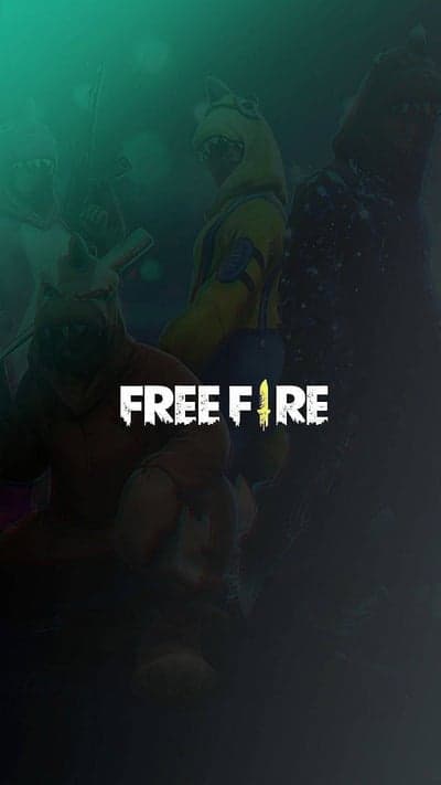 Free Fire Game Logo with Shark Costumes