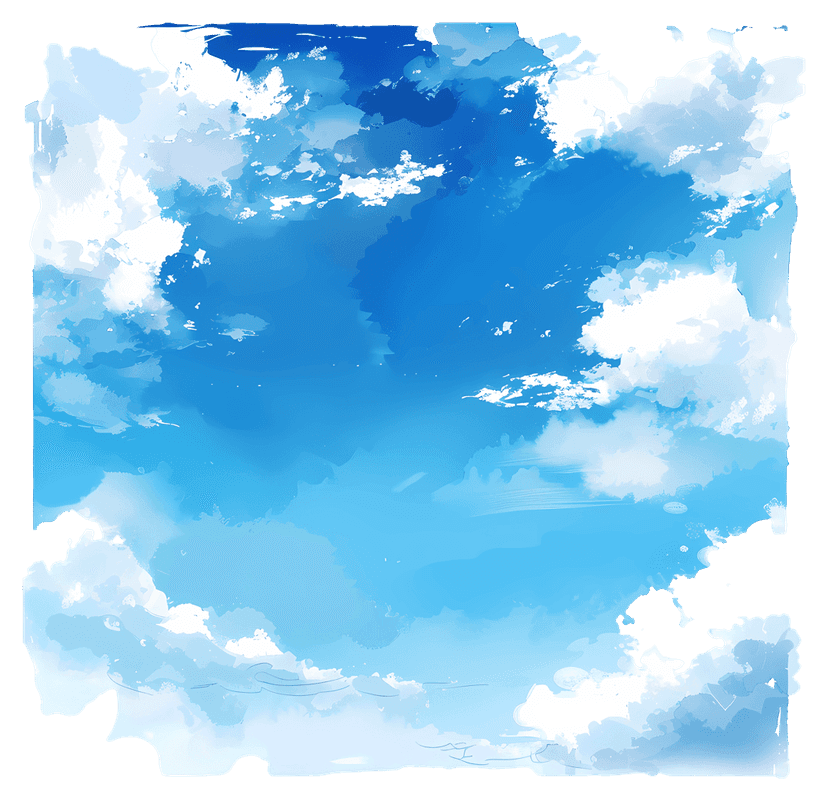 Blue sky clouds background featuring wispy white vapor dispersed across a clear cyan gradient atmosphere.