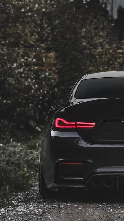 Stealth BMW M4 LED Taillight Background for Mobile