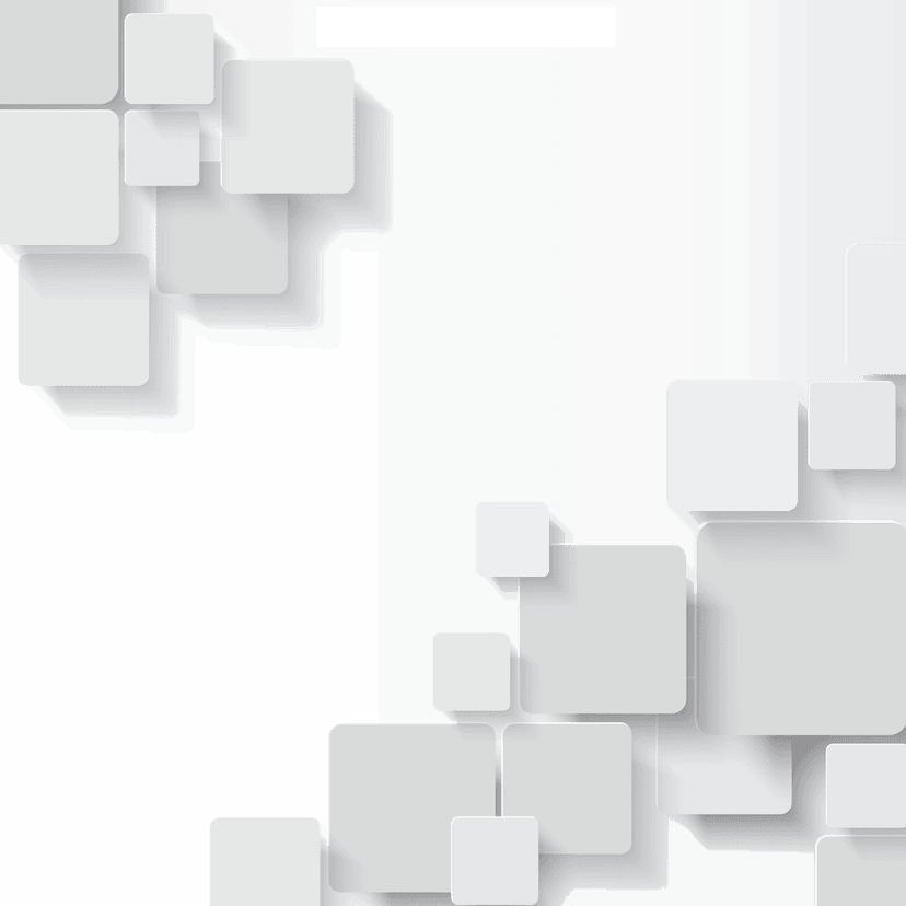White 3D square grid pattern featuring isometric geometric tiles with soft shadows and matte texture.