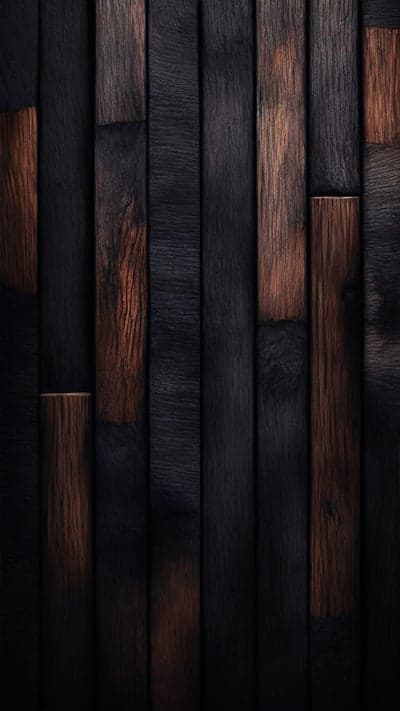 Dark Wood Texture Background with Contrasting Grain