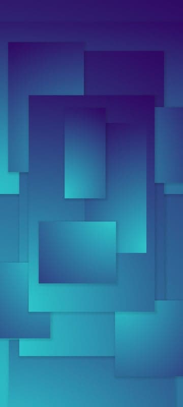 Abstract Geometric Purple and Cyan Phone Screen Backdrop