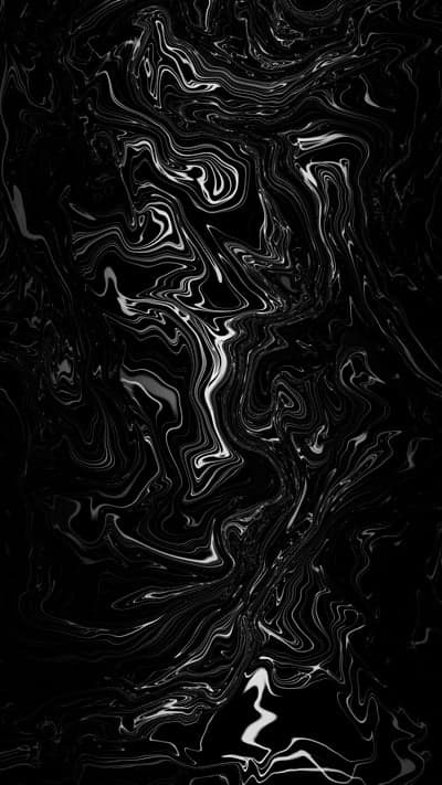 Abstract Black and White Marbled Flowing Lines