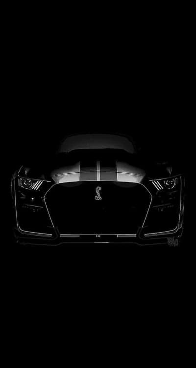 Dark Ford Mustang Shelby GT500 Wallpaper