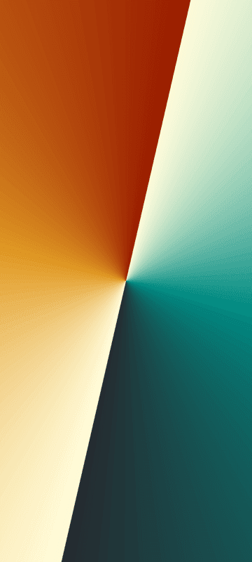Abstract Gradient Cone with Warm to Cool Tones