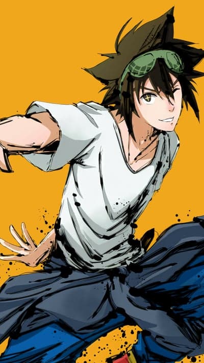 Jin Mori God of High School Action Pose Phone Wallpaper