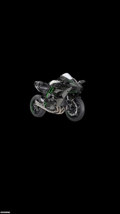 Kawasaki Ninja H2R Supercharged Motorcycle in Black