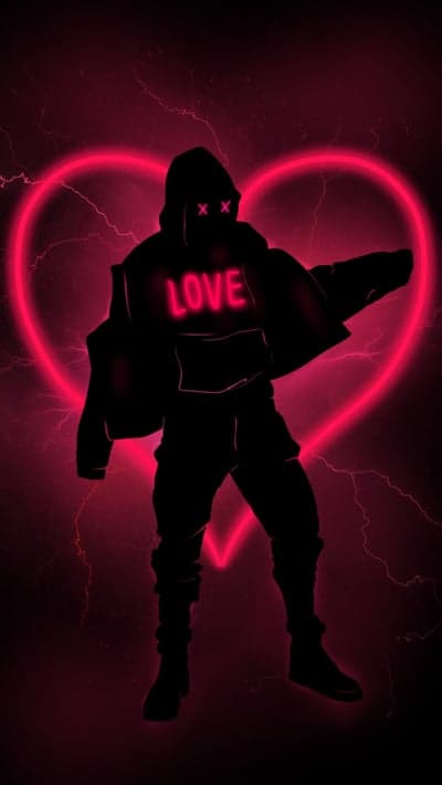 Embrace of the Night - Love in Electric Hues