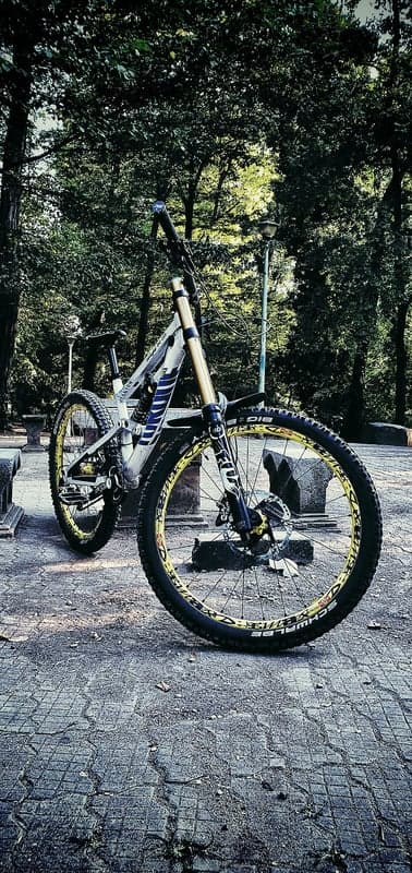 Downhill Mountain Bike Ready for Adventure