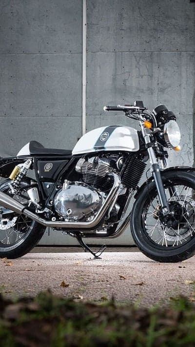 Vintage Royal Enfield Interceptor 650 Mobile Wallpaper