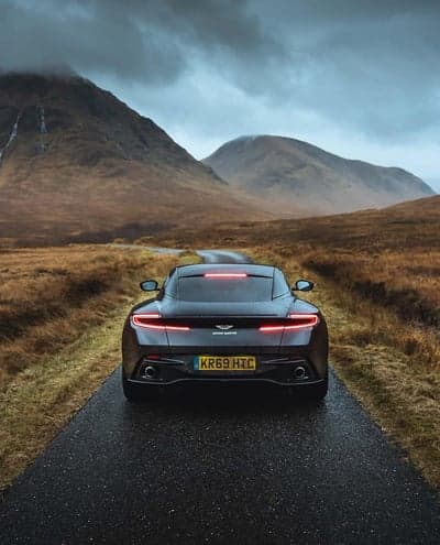Moody Aston Martin Highland Drive Phone Background